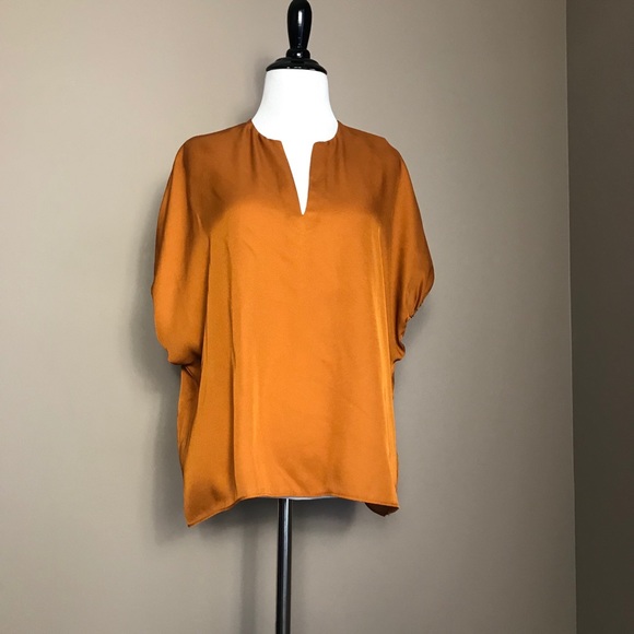 En Thread Golden Oak Notched Blouse .Size XS - Picture 4 of 8